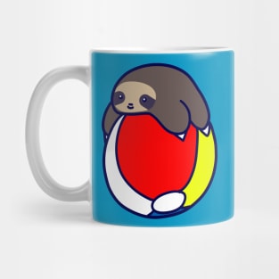 Beach Ball Sloth Mug